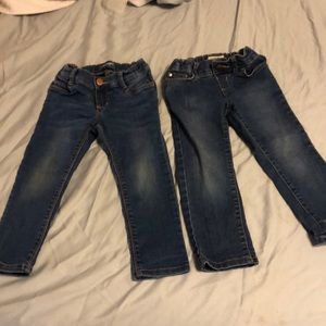 Two pair jeans  1 old navy and 1 children’s place